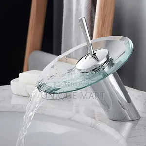 Morden Chrome Anti-Rust Basin Mixer Waterfall Faucet