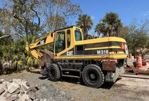 Foreign Used Wheel or Motorized Cat M318 Excavator