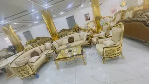 Imperial Royal Palace Gold Luxury Sofa Set (Italian–Turkish Classic)