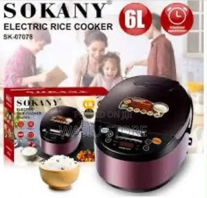 6L Sokany Electric Rice Cooker (Model SK-07078)