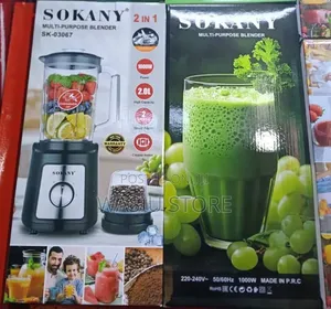 Sokany 2-in-1 Multi-Purpose Blender, Model SK-03067