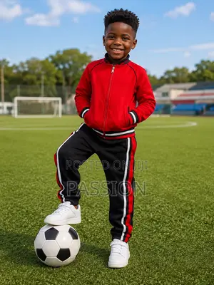 Red Kids Tracksuit