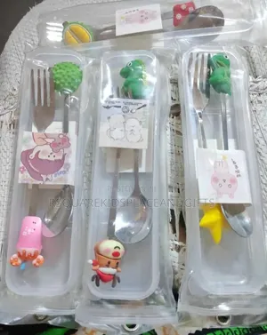 Steel Cutlery With Character End for Partypack