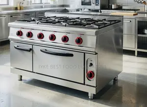 6 Burner Gas Range With Oven Gas