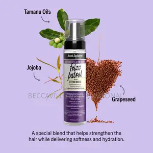 Aunt Jackie’s Grapeseed Frizz Patrol Twist Curl Setting Mousse