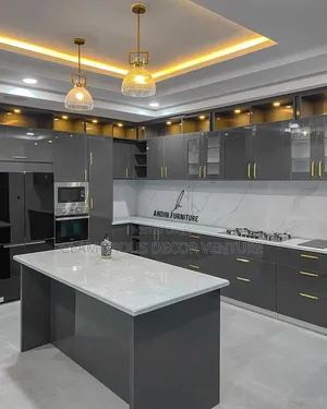 Luxury Modern Kitchen Cabinets Interior Design in Nigeria |