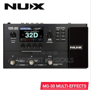 NUX MG-30 Versatile Modeler Guitar Multi-Effects Pedal With IR Loader