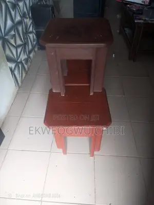 3 Solid Wooden Stools – Neatly Used | Strong Durable