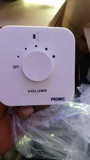 Promic Wall-Mount Volume Controller – Rotary Speaker Sound Control