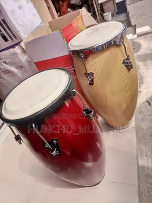 Light-Wood Conga Drum Resembles a Premier or Latin Percussion.