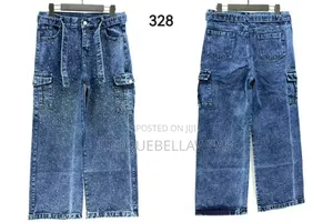6yrs to 16yrs Kids Brand New High Quality Luxury Baggy Jean Trousers