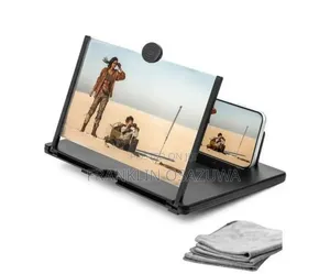 Foldable 12'' HD 3D Mobile Phone Screen Magnifier With Stand