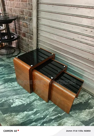 Royal Side Stool Glass Top