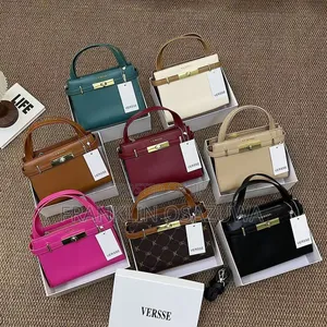 VERSSE Luxury Medium Top Handle Crossbody Handbag for Women