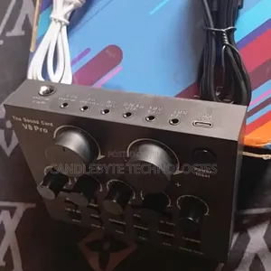 New V8 Pro Sound Card Live Streaming Voice Changer Kit