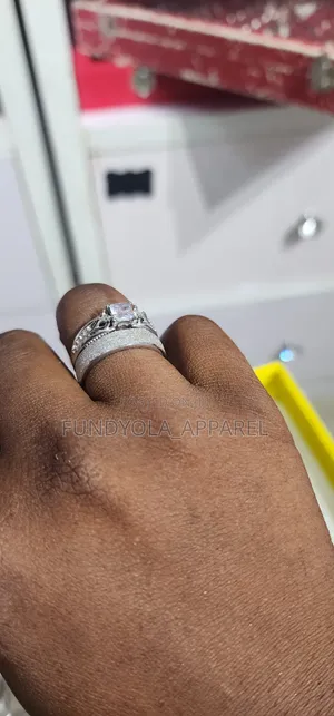 Titanium Two Piece Wedding Set