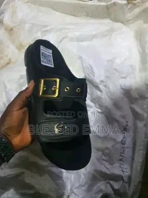 BOSS Men's Slippers by Blessed Footprint