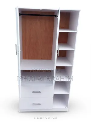 3 by 6 White Wardrobe Available
