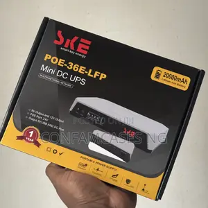 SKE POE-36E-LFP 20000mAh 36W Mini DC UPS Wifi Router Power Bank