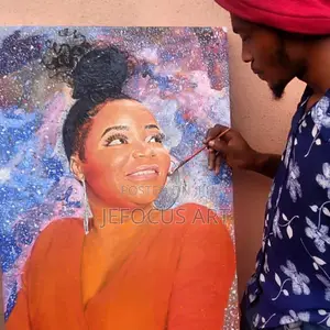 Beautiful Framed Portrait Painting | Ikoyi Lagos