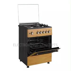 Maxi 60x60 Cm Gas Cooker (3+1) Burners IGL Wood (Made in Turkey)