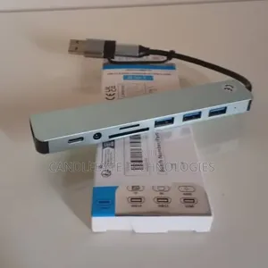8 in 1 Hub Multiport Adapter Expands Connectivity Easily