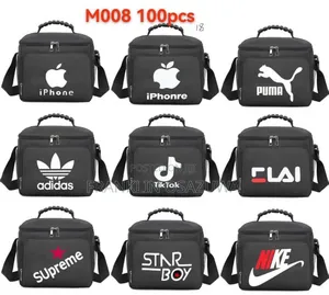 Premium Insulated Thermal Lunch Bag With Adjustable Shoulder Strap