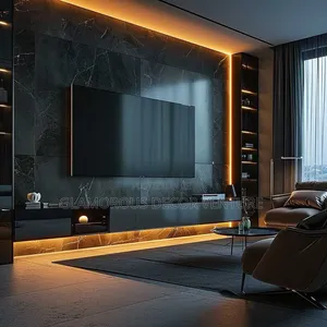 Luxury TV Console Feature Wall