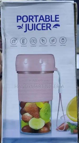 300ml Pink Wireless Portable Juicer Cup 10% OFF