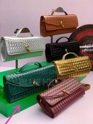 Premium Woven Flap Handbag