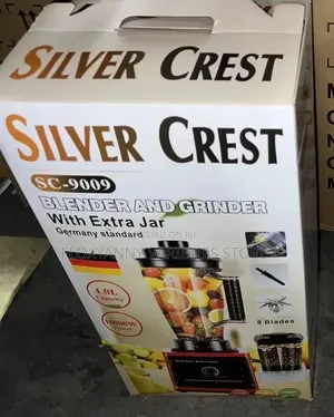 Silver Crest Commercial Blender Grinder With Extra Jar
4.0l