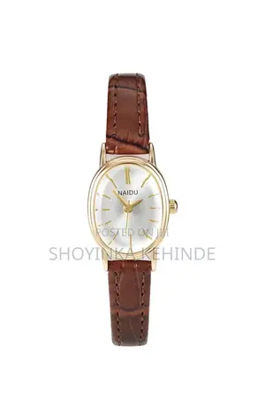 Manifo Women’s Oval Case Leather Watch