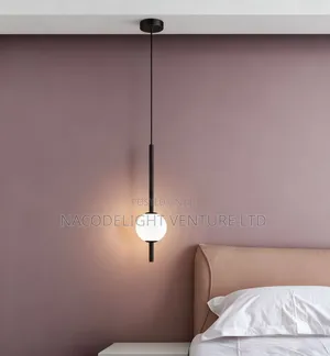 Modern Bedside Orb Hanging Lamp