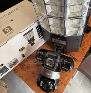 Original 3 Lens CCTV Camera + Solar Street Light