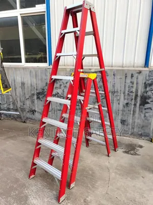 8ft Ft Fiber Ladder a Ladder Double Sided Climbing