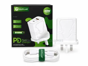 SHPLUS 48W PD Fast Charger With USB-C Cable – Super Fast Charging