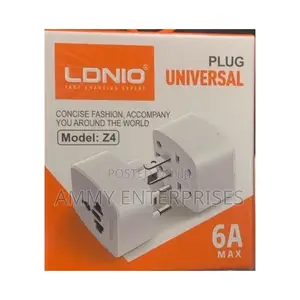 LDNIO Z4 Universal Plug Adapter - 6A Max for Worldwide Use