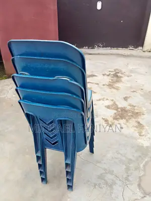 Beautiful Blue Plastic Chairs