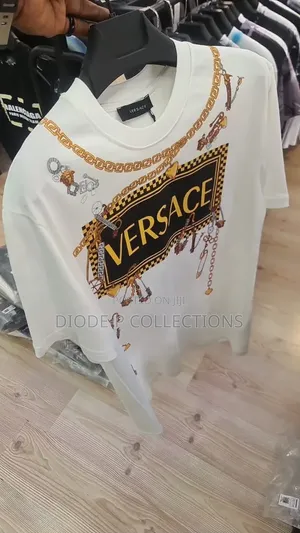 Luxury Versace Round Neck Polo
