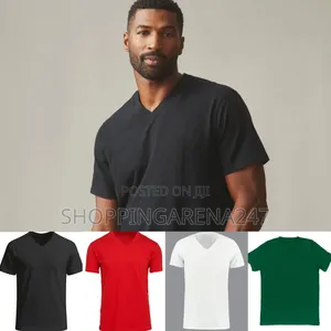 Plain v Neck T Shirt