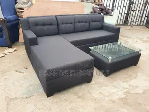 Quality Fabric Sofas Lshap With Center Table