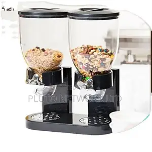 Double Cereal Dispenser.