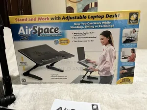 AirSpace Adjustable Laptop Stand With Built-in Cooling Fan