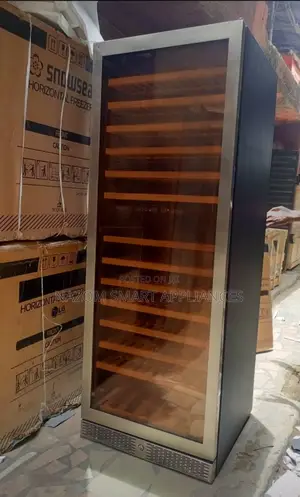 Tall Wooden Wine Chiller