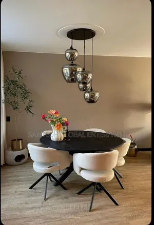 Modern Smoked Glass Multi-Pendant Chandelier
