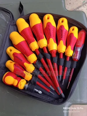 RS PRO Phillips/Pozidriv/Slotted Insulated/10pcs Set