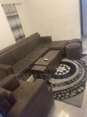 L Shape Couch With Table for Sale, Little Dusty but One Wash Looks BTR