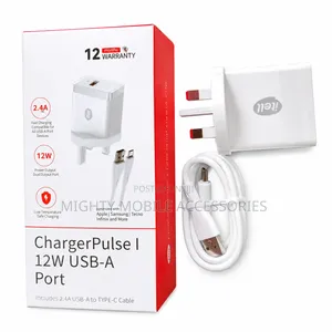 Itel Charger Pulse 12w USB-A Fast, Safe, Reliable Charging.
