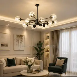 Simple Nordic Glass Chandelier