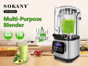 Sokany Sk-03024 Multi-Purpose Blender (8000w, 2.0l)